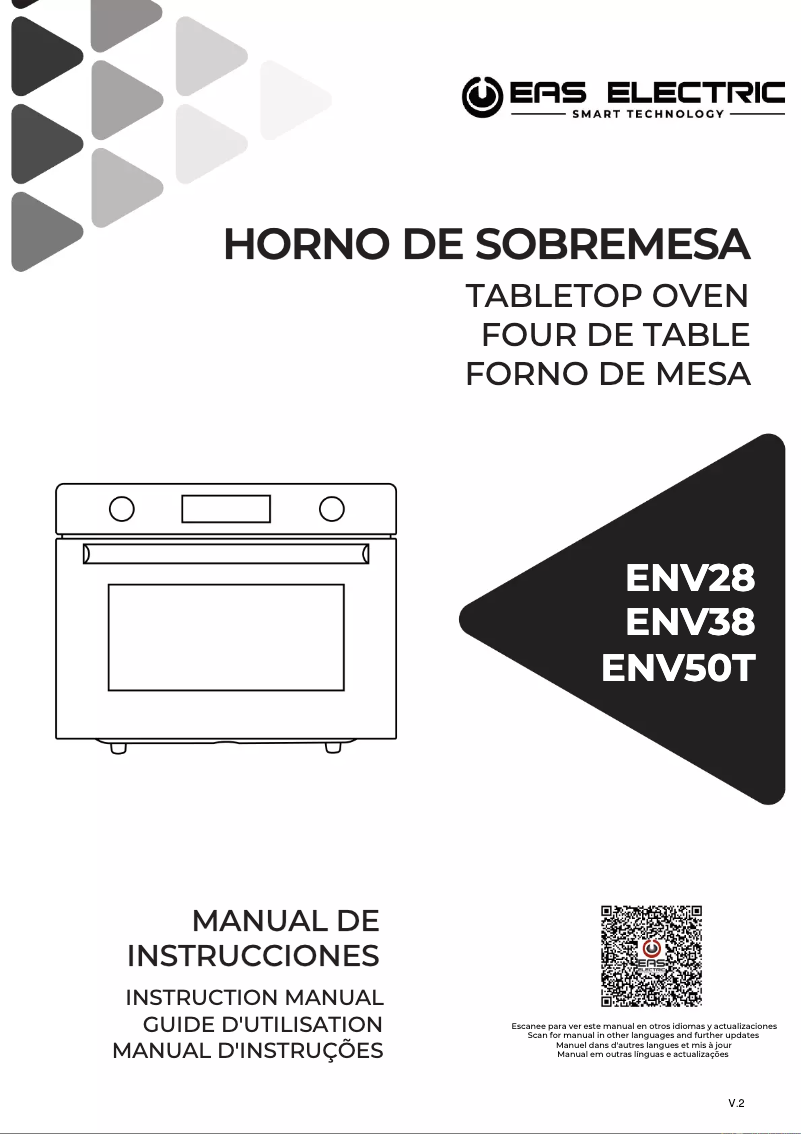 Page n°1 - Manuel utilisateur EAS Electric ENV38