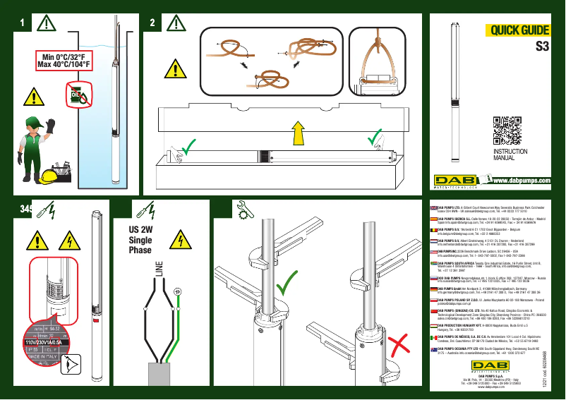 Page 1 de la notice Manuel utilisateur DAB S3
