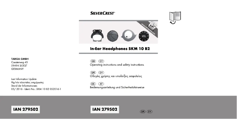 Page 1 de la notice Manuel utilisateur SilverCrest SKM 10 B2