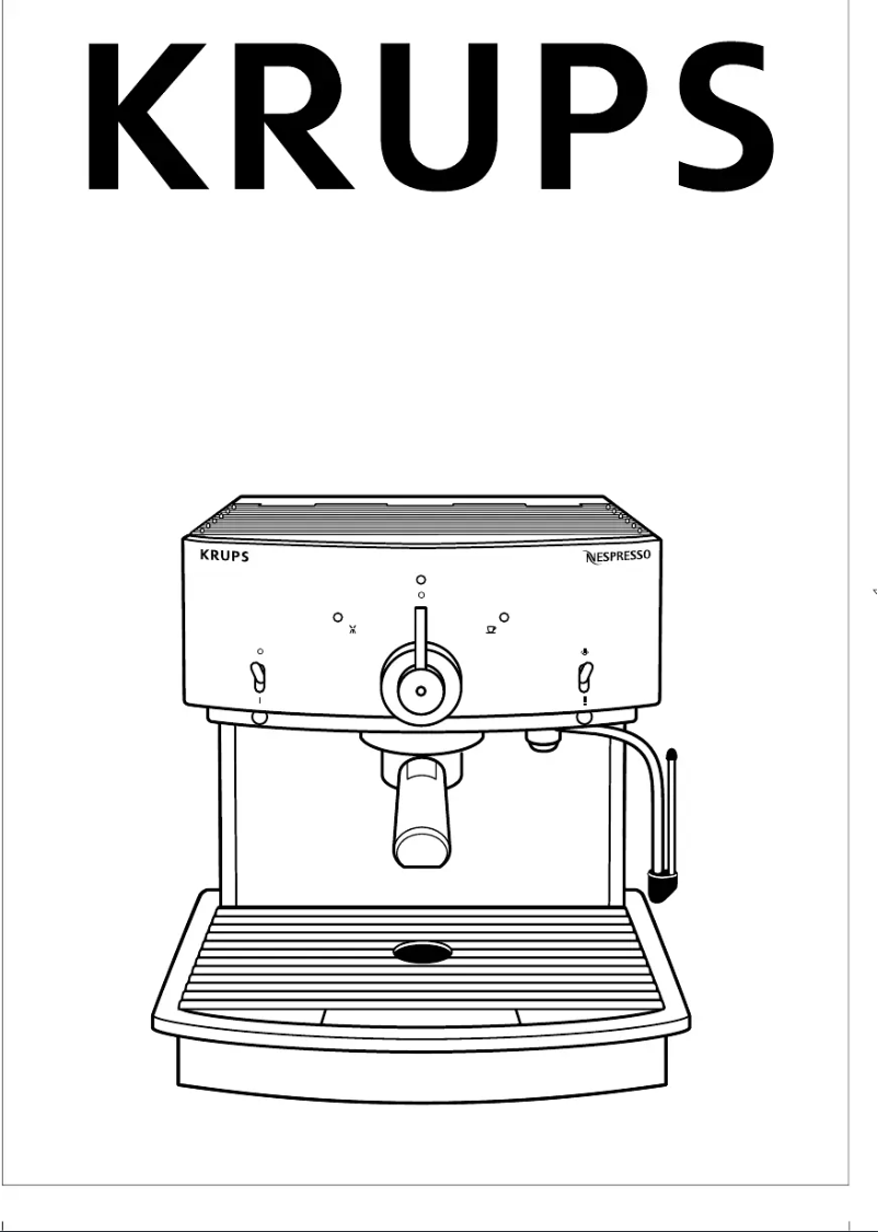 Page 1 de la notice Manuel utilisateur Krups Nespresso Plus F896
