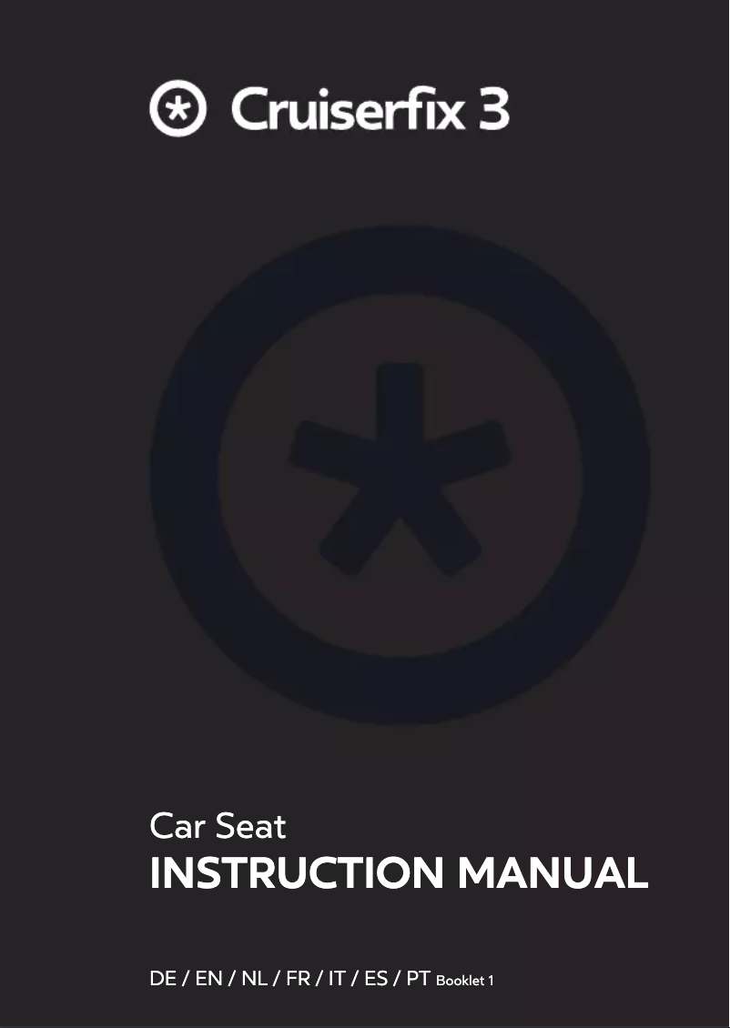 Page 1 de la notice Manuel utilisateur kiddy Cruiserfix 3