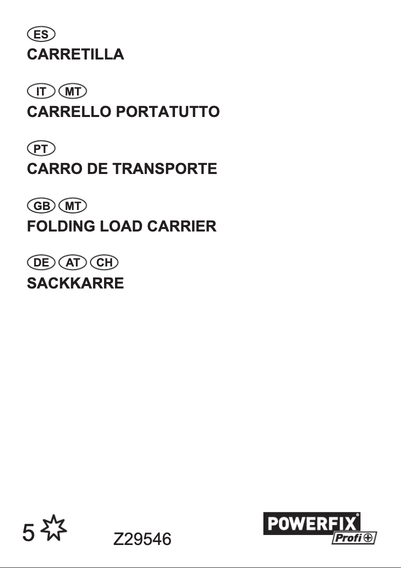 Page 1 de la notice Manuel utilisateur Powerfix Z29546