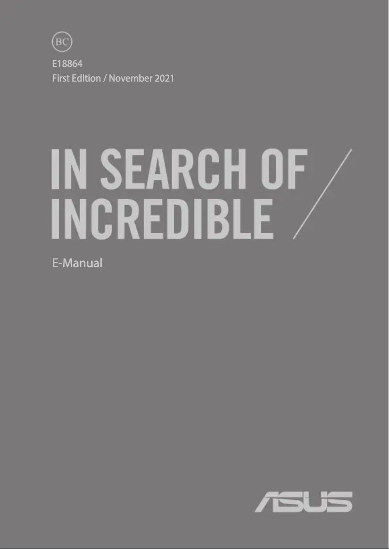 Page n°1 - Manuel utilisateur Asus Expertbook B3