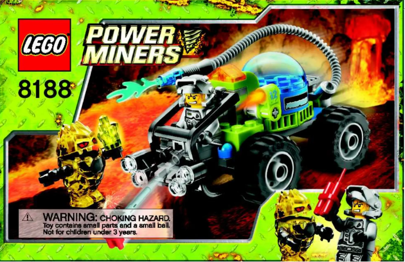 Page 1 de la notice Manuel utilisateur Lego Power Miners 8188