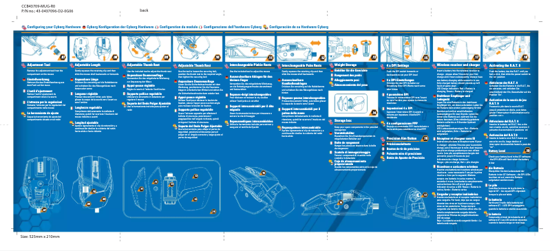 Page n°1 - Manuel utilisateur Mad Catz R.A.T 9