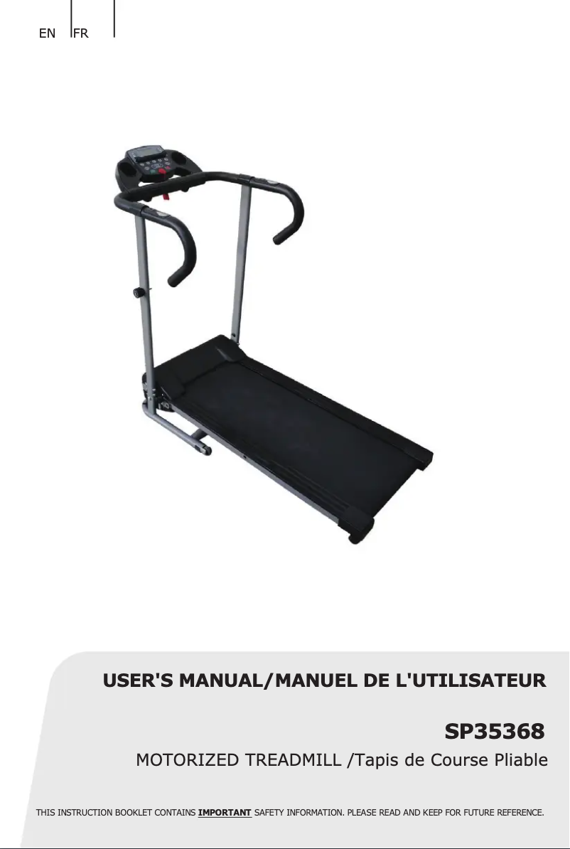 Page n°1 - Manuel utilisateur Costway SP35368