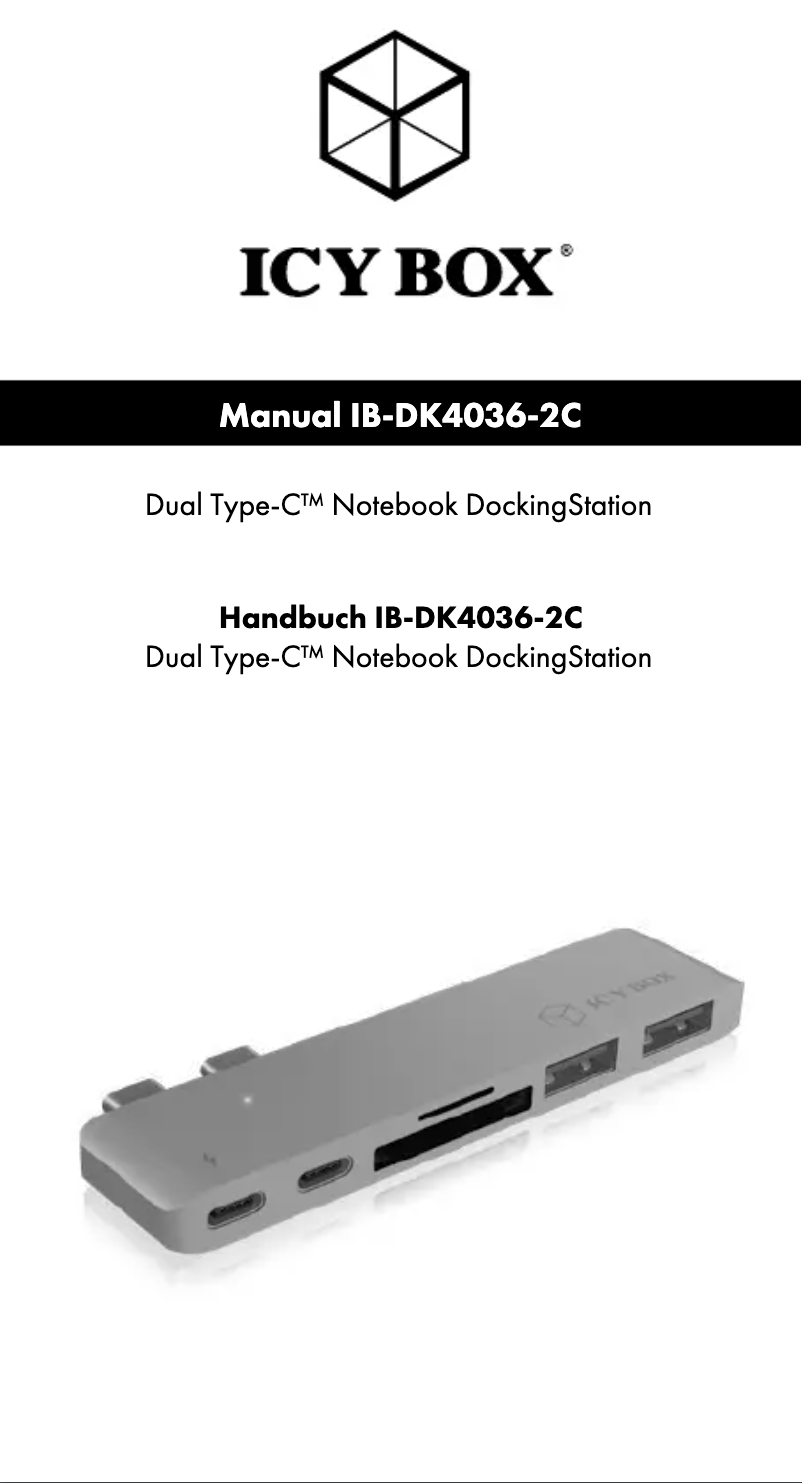 Imagen de la primera página del manual del dispositivo IB-DK4036-2C