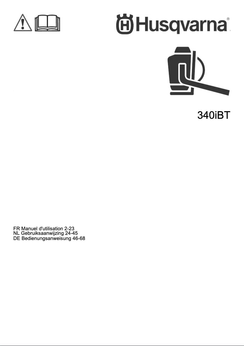 Image de la première page du manuel de l'appareil 340iBT