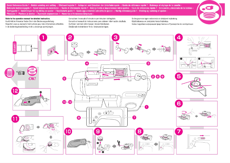 Page 1 de la notice Manuel utilisateur Brother JS-70E