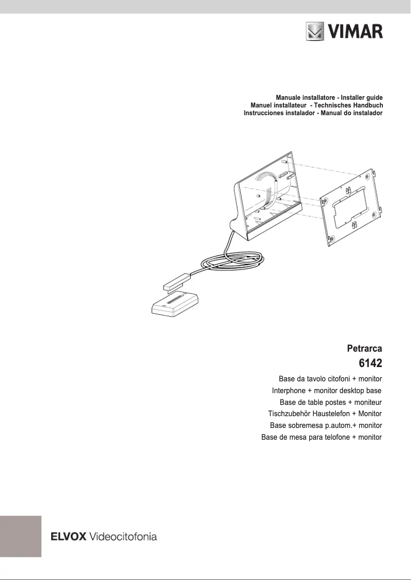 Image de la première page du manuel de l'appareil ELVOX 6142