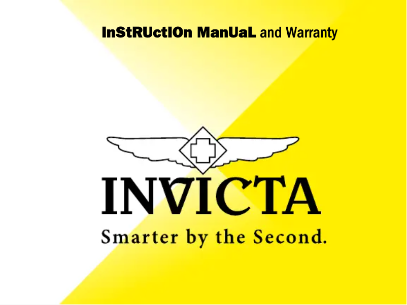 Page 1 de la notice Manuel utilisateur Invicta Automatic