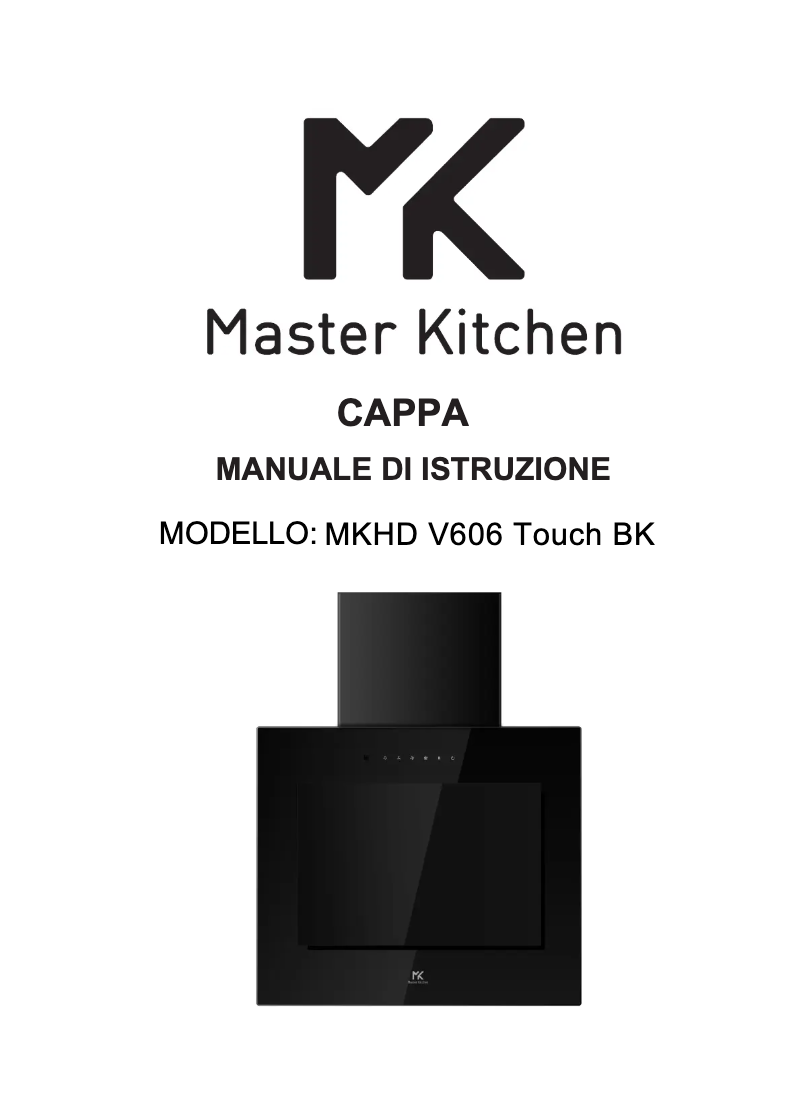 Page n°1 - Manuel utilisateur Master Kitchen MKHD V606 TOUCH BK