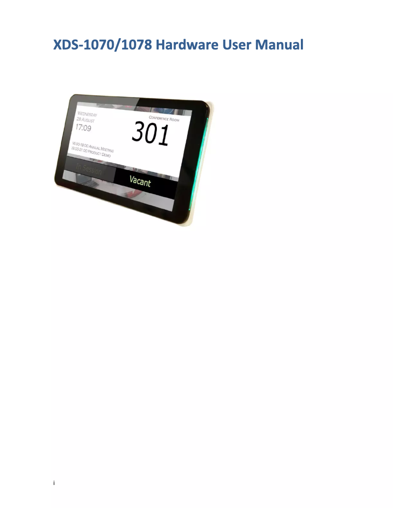 Page 1 de la notice Manuel utilisateur Iadea XDS-1078