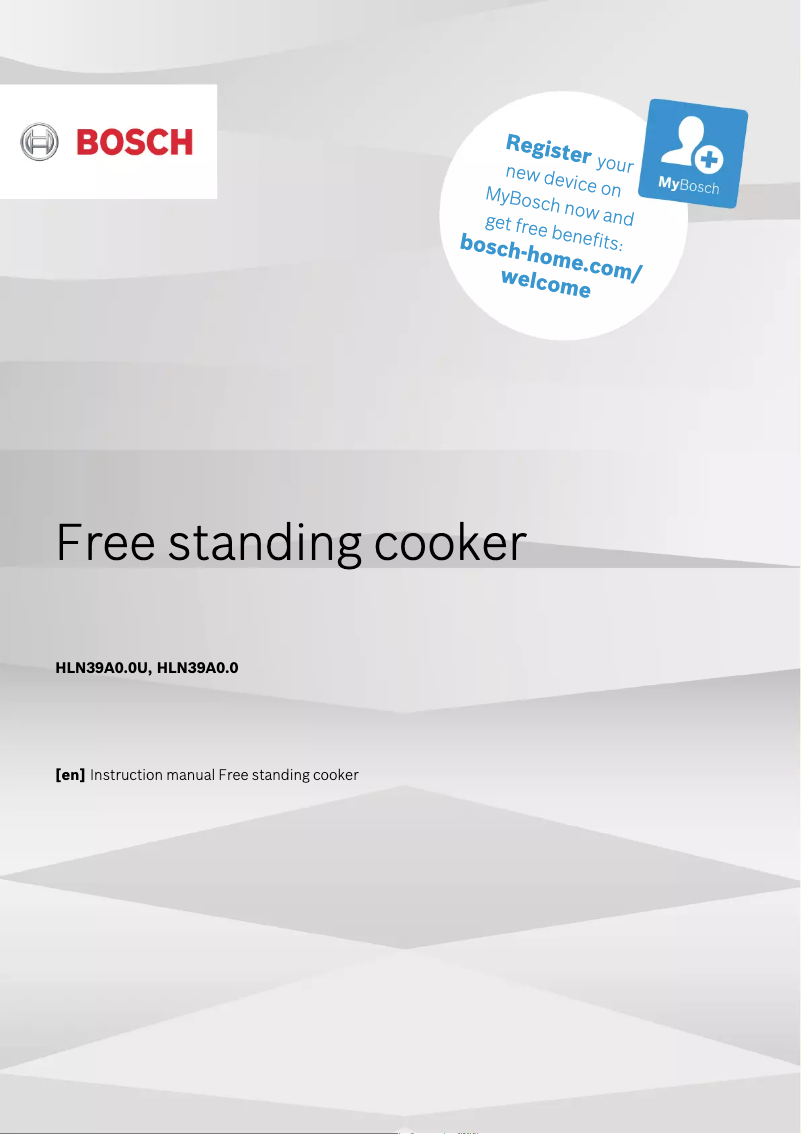 Página 1 del manual Manual de usuario Bosch HLN39A060U