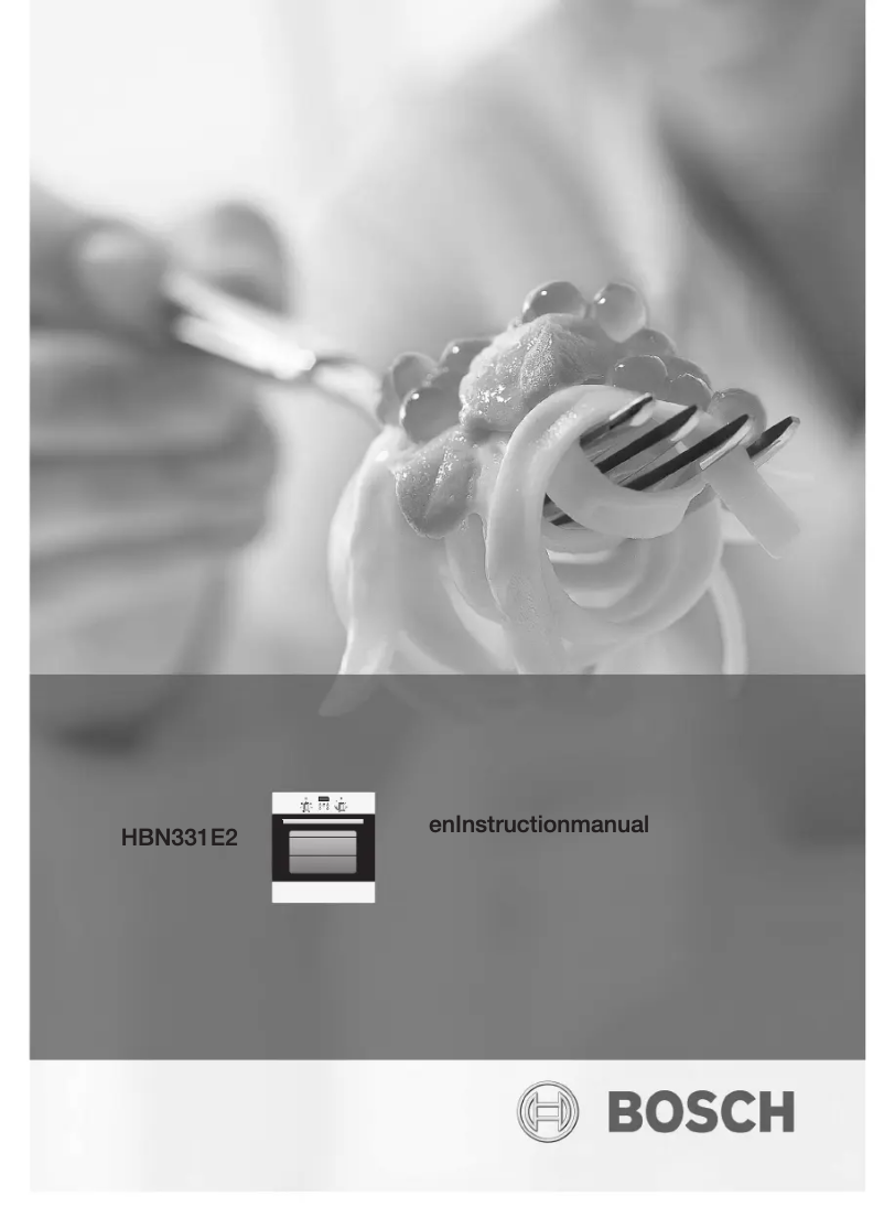Page 1 de la notice Manuel utilisateur Bosch HBN331E2