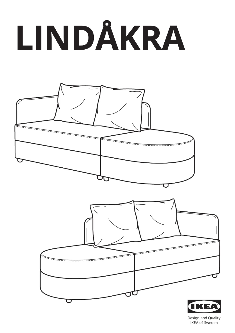 Image de la première page du manuel de l'appareil LINDÅKRA 405.826.14