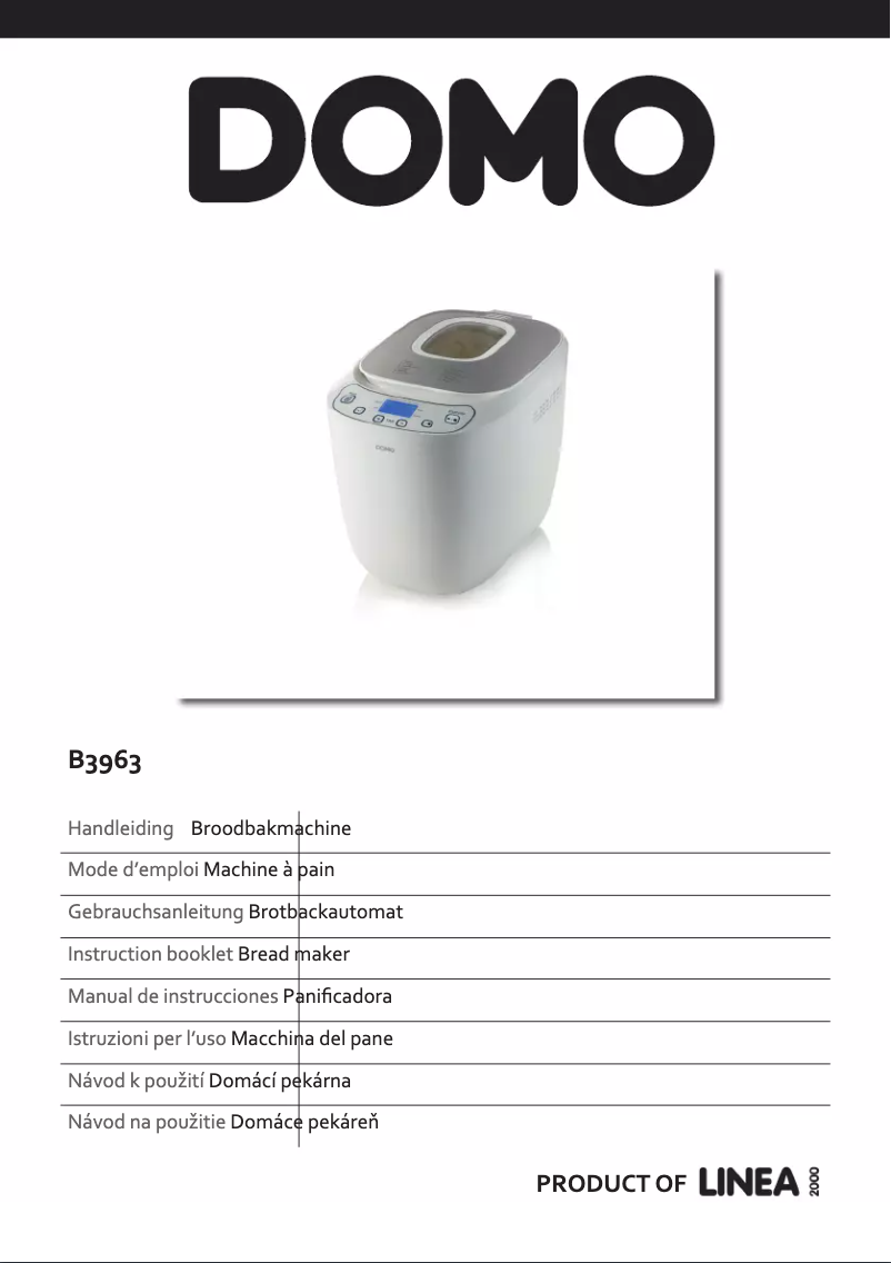 Page 1 de la notice Manuel utilisateur Domo B3963