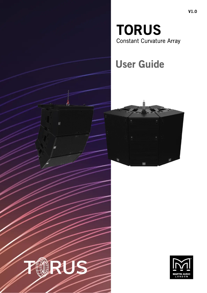 Page n°1 - Manuel utilisateur Martin Audio Torus T1215