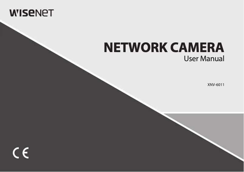 Page 1 de la notice Manuel utilisateur Hanwha XNV-6011/MSK