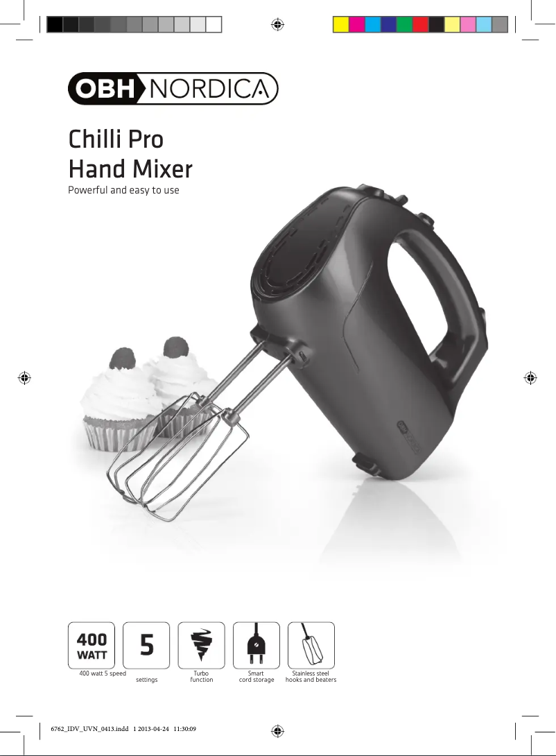 Image de la première page du manuel de l'appareil Chilli Pro 6762