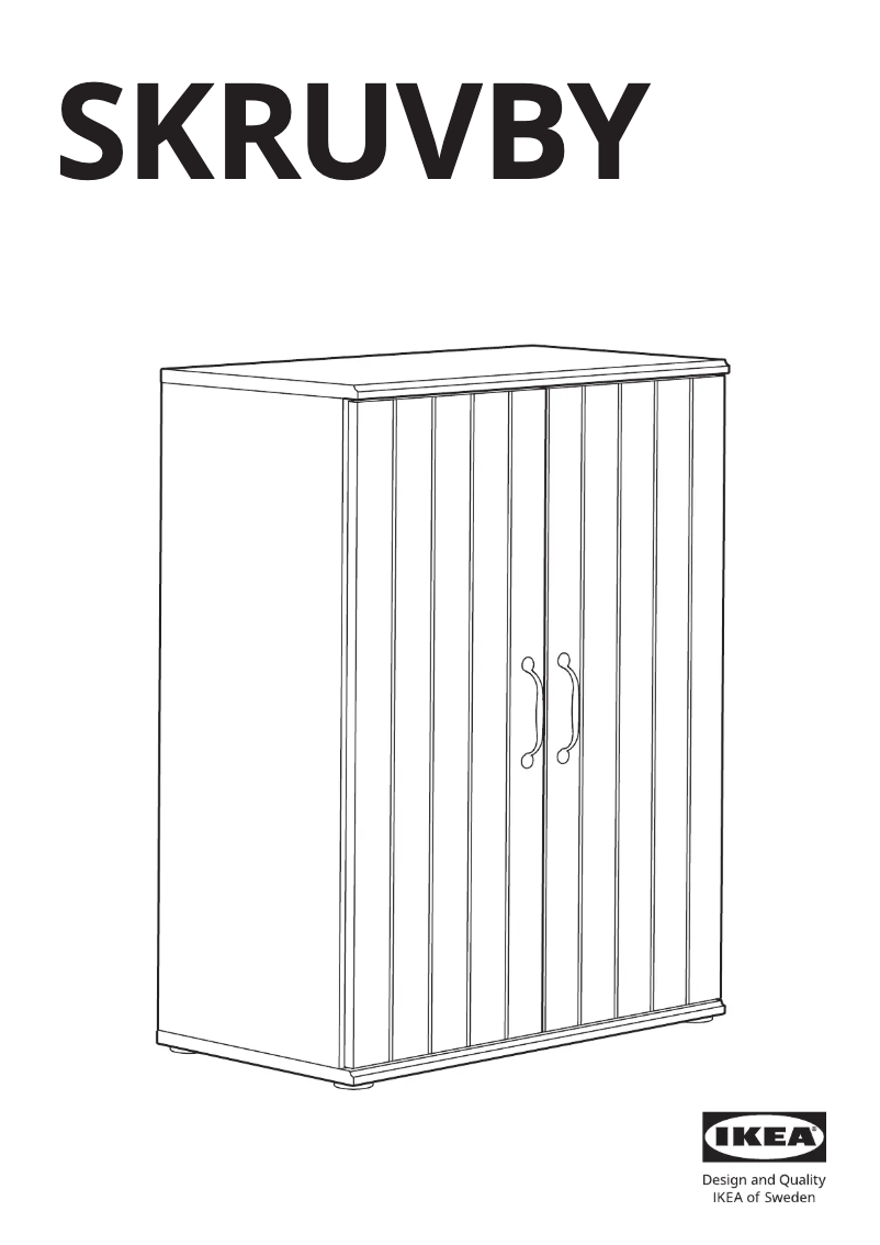 Image de la première page du manuel de l'appareil SKRUVBY 305.543.72