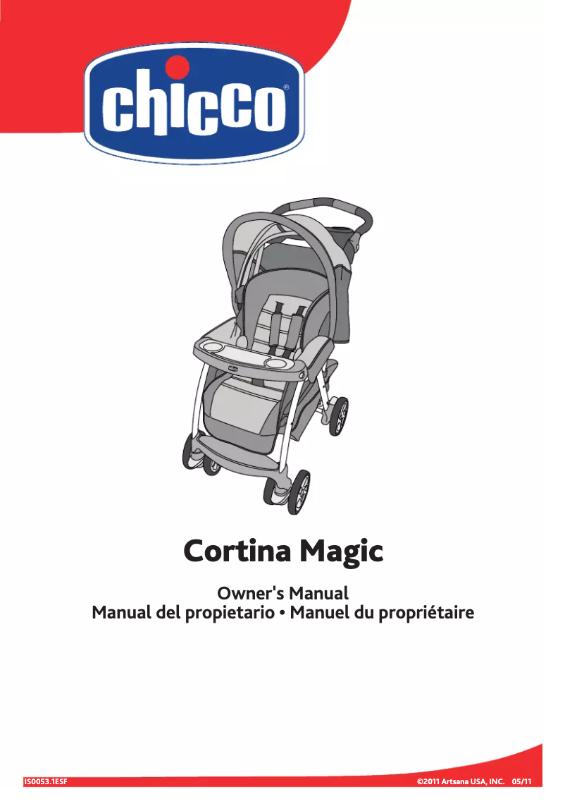Page n°1 - Manuel utilisateur Chicco Cortina Magic