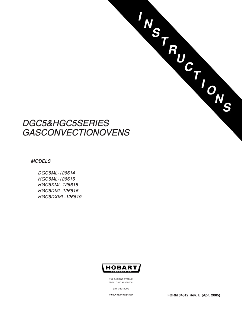 Image de la première page du manuel de l'appareil HGC501