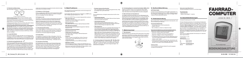 Page 1 of the manual User Manual Prophete 0516