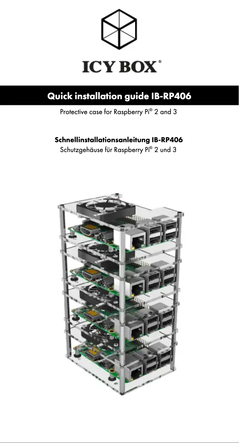 Page n°1 - Manuel utilisateur Icy Box IB-RP406