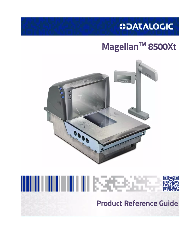 Page 1 de la notice Manuel utilisateur Datalogic Magellan 8505