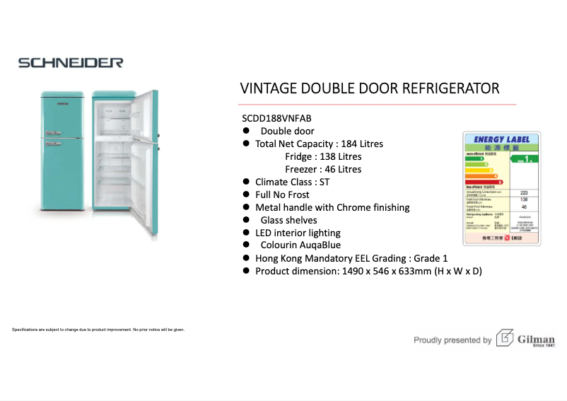 Page 1 de la notice Catalogue Schneider SCDD188VNFAB