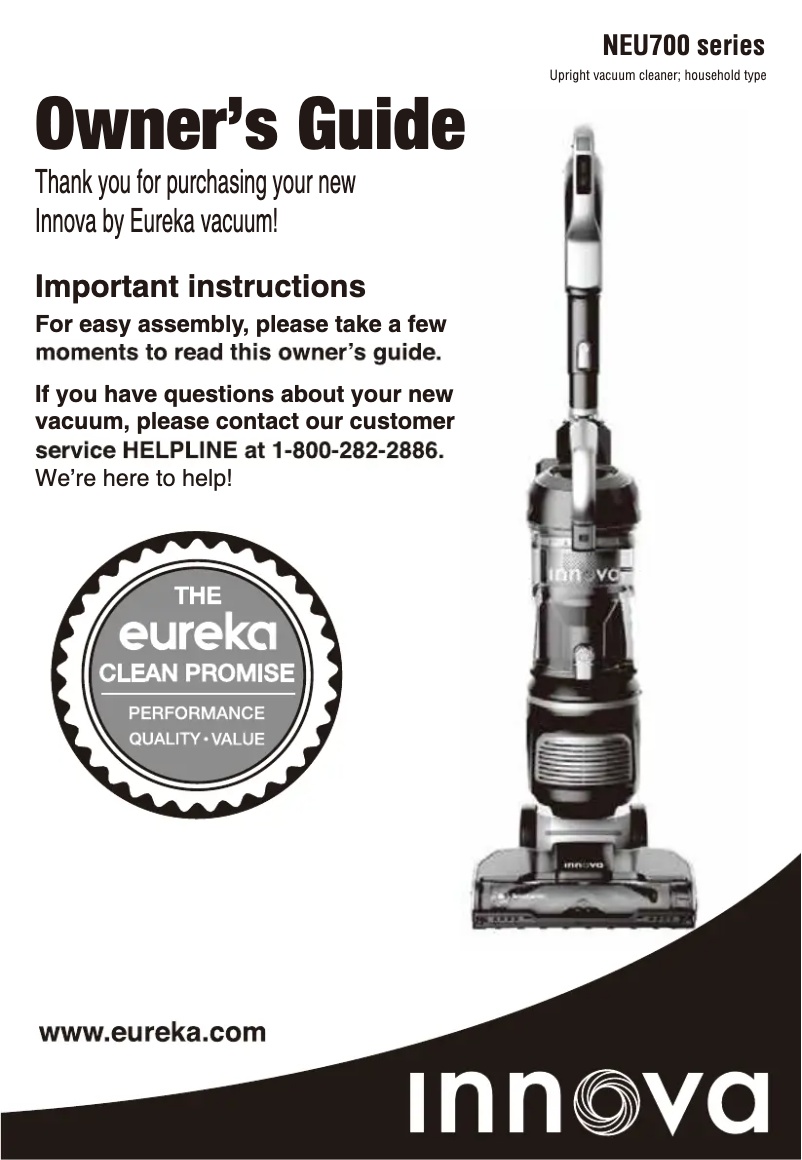 Página 1 del manual Manual de usuario Eureka Innova NEU700
