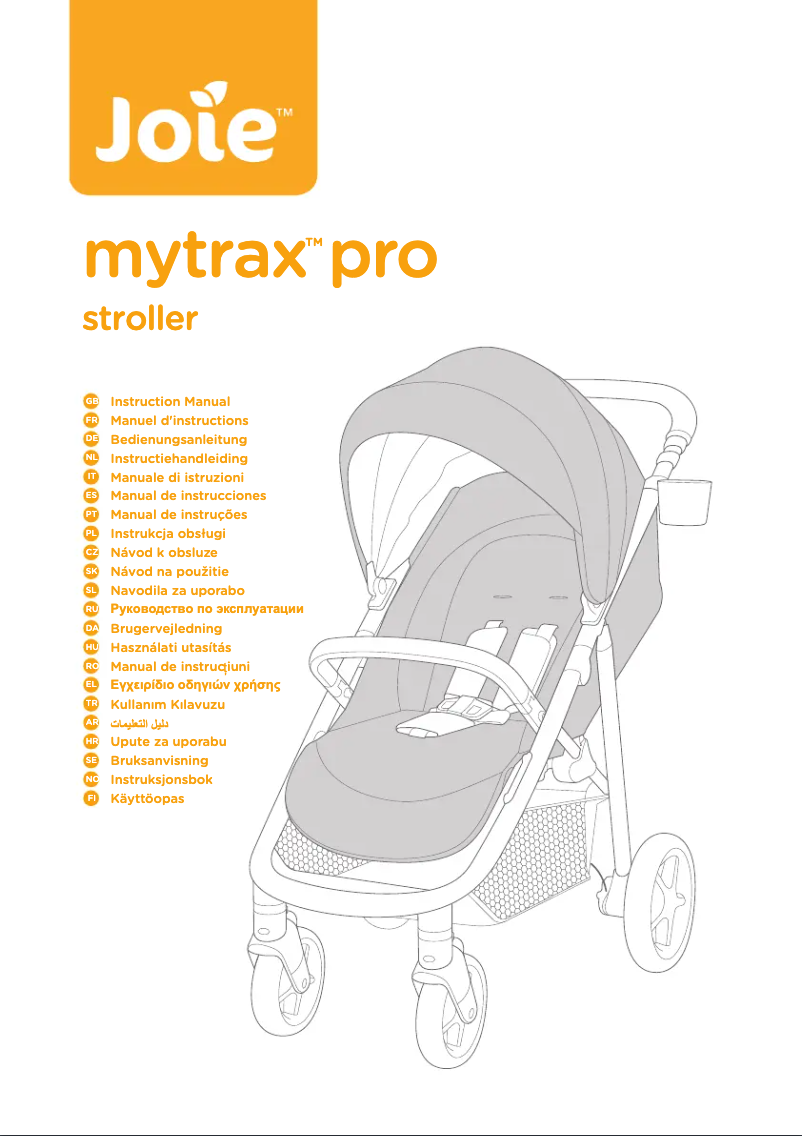 Page n°1 - Manuel utilisateur Joie Mytrax Pro