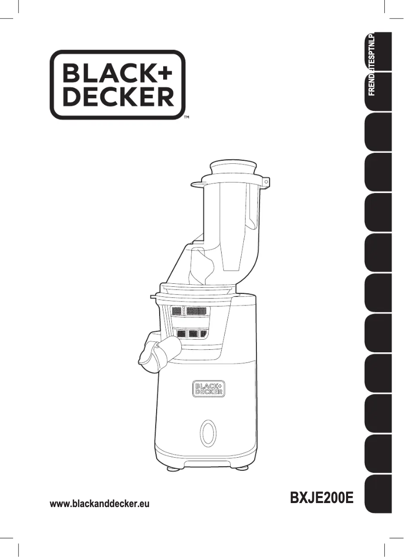 Página 1 del manual Manual de usuario Black & Decker BXJE200E