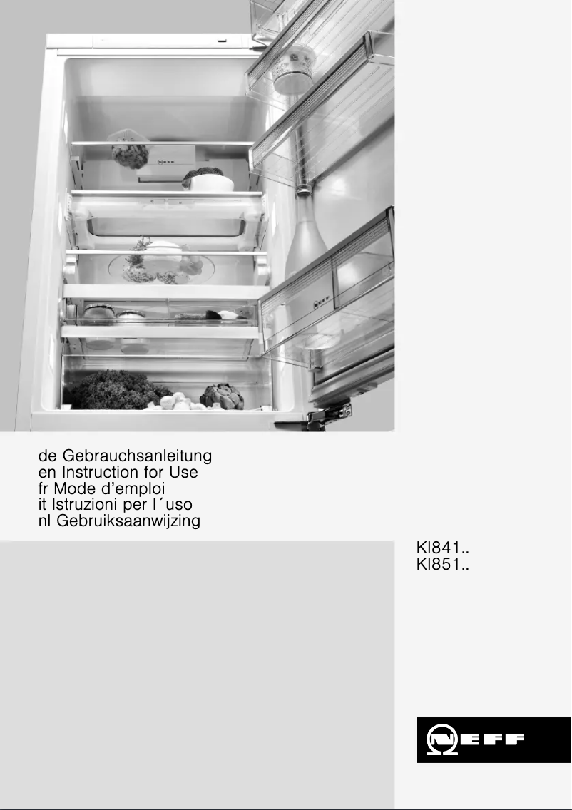 Page 1 de la notice Manuel utilisateur Neff KN536A2