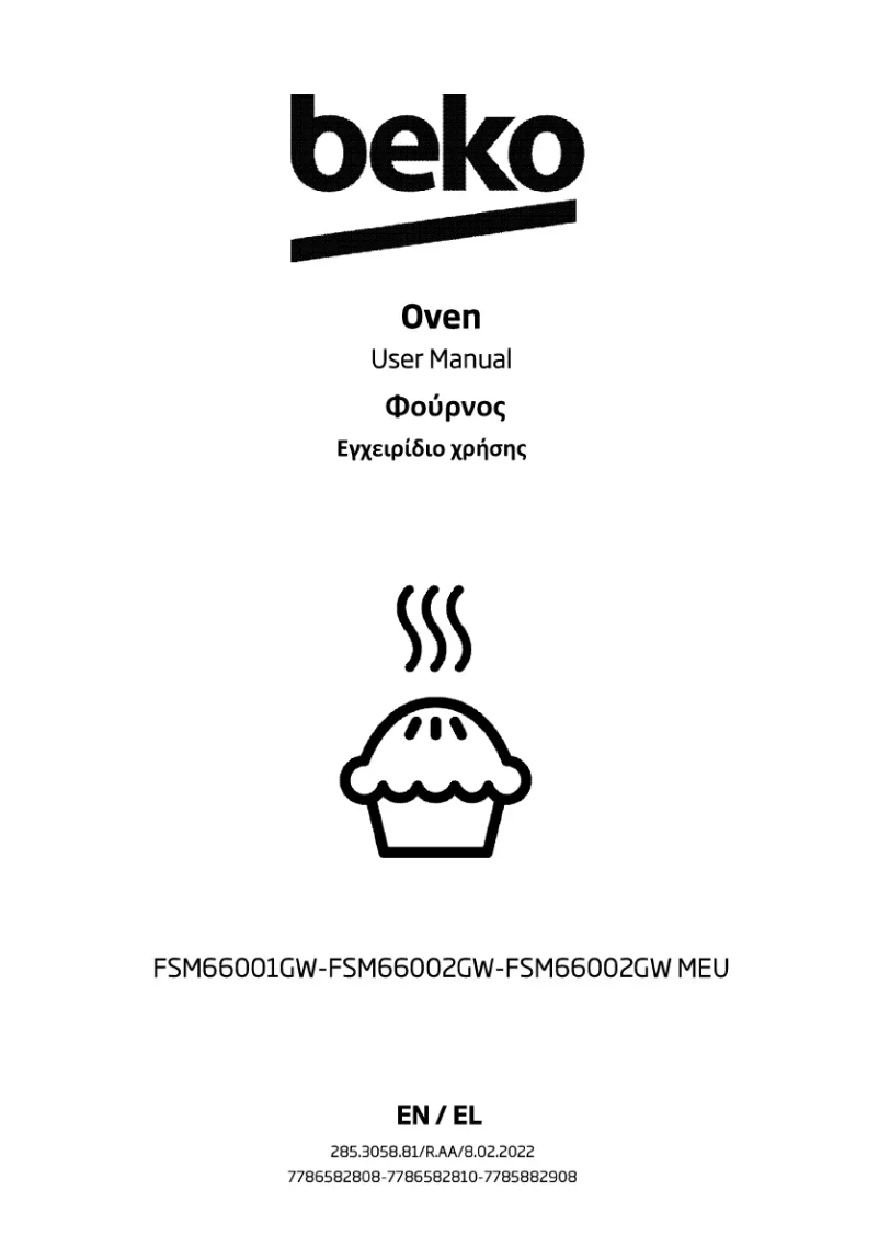 Page 1 de la notice Manuel utilisateur Beko FSM66002GW