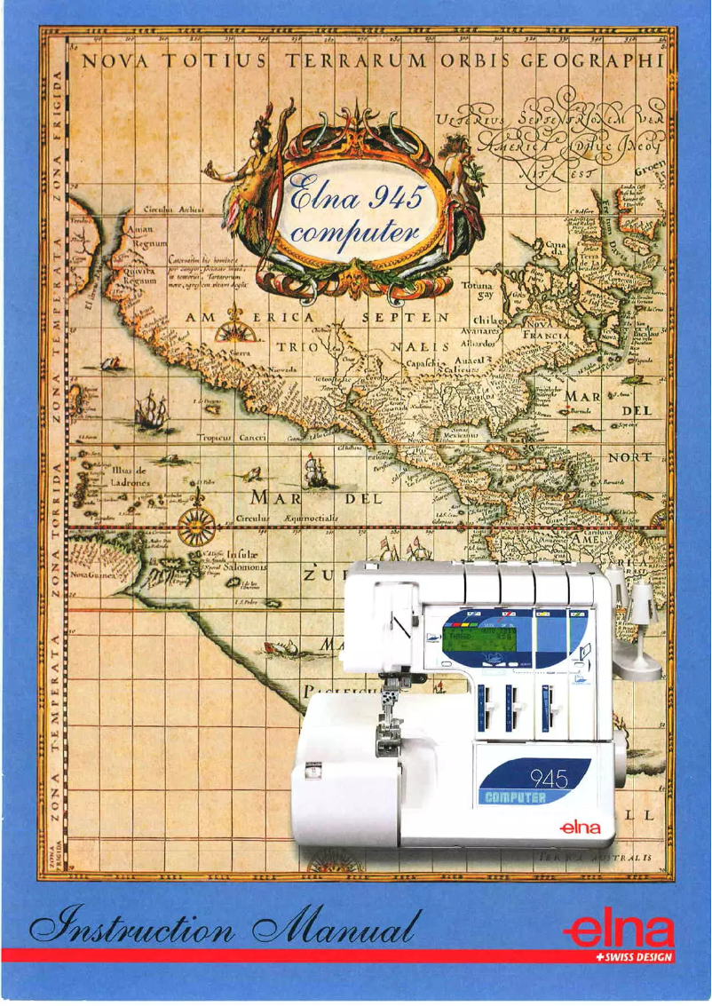 Page n°1 - Manuel utilisateur Elna 945