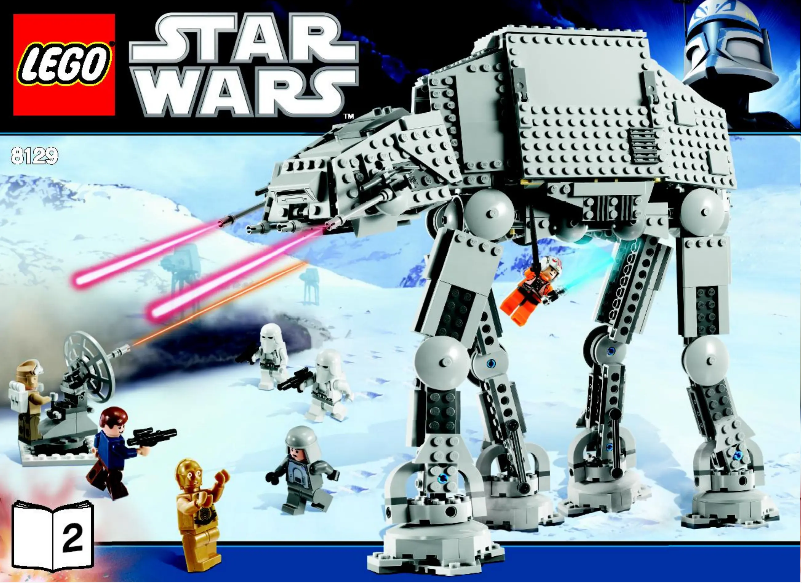 Page n°1 - Manuel utilisateur Lego Star Wars 8129