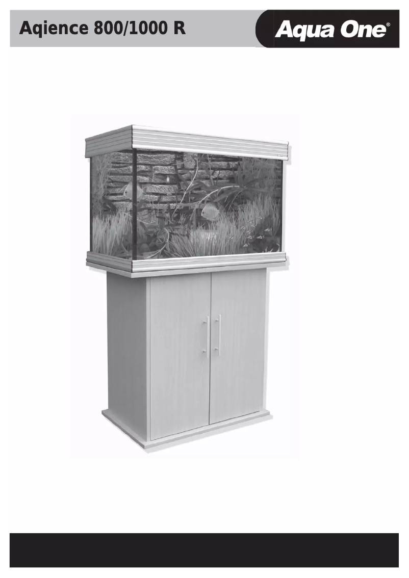 Page 1 de la notice Manuel utilisateur Aqua One Aquience 1000 R