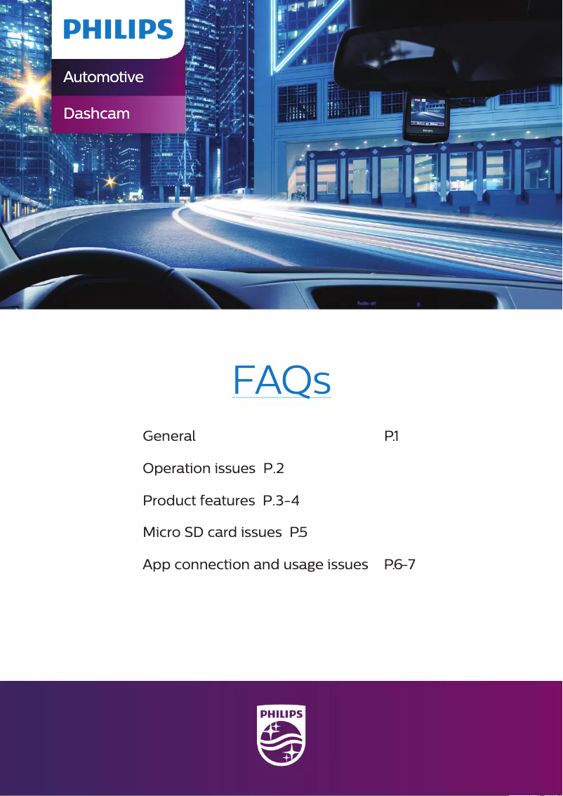 Page 1 de la notice Manuel utilisateur Philips ADR62X1