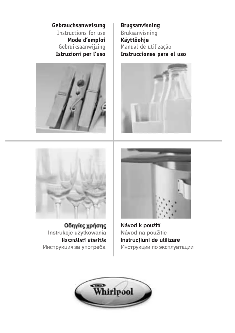 Page 1 de la notice Manuel utilisateur Whirlpool ADG4500