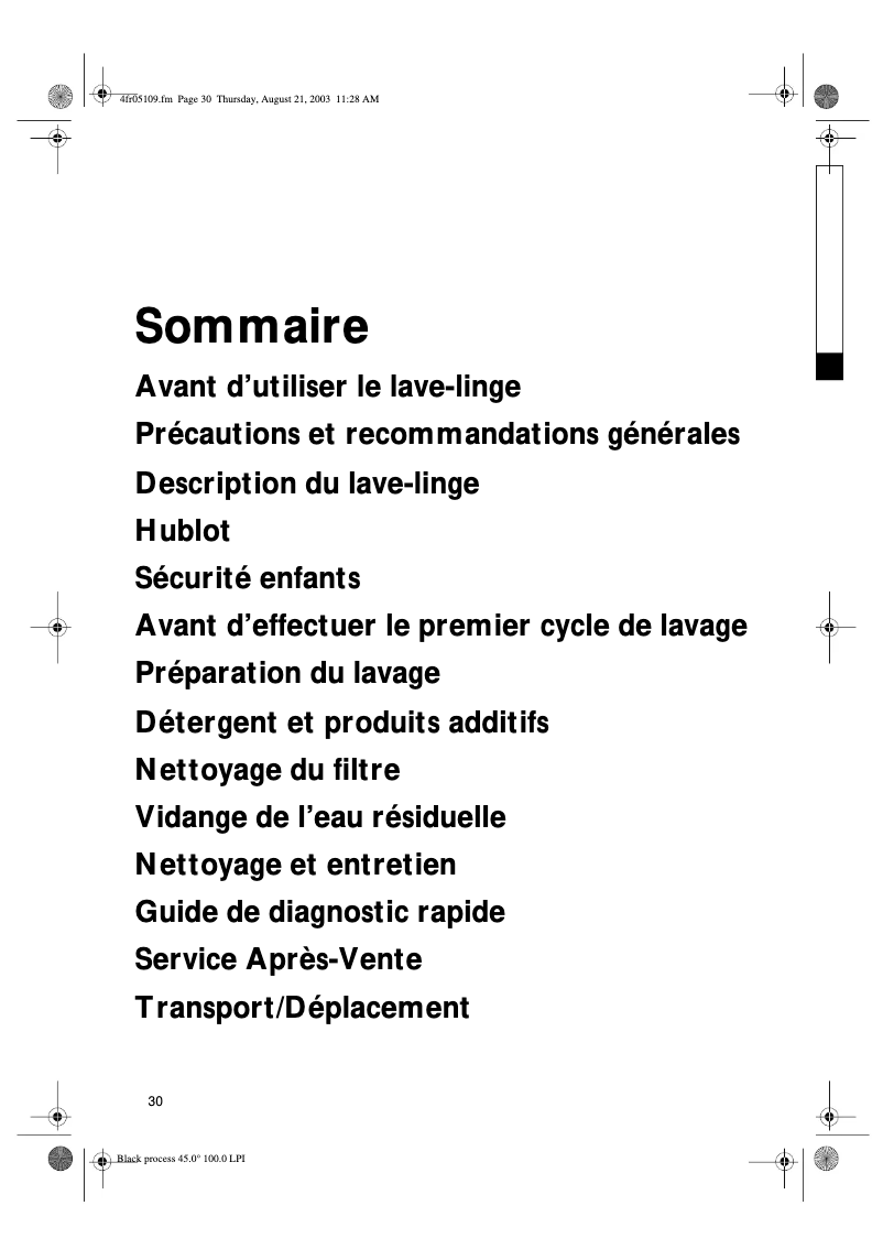 Page n°1 - Manuel utilisateur Bauknecht WAD 6770