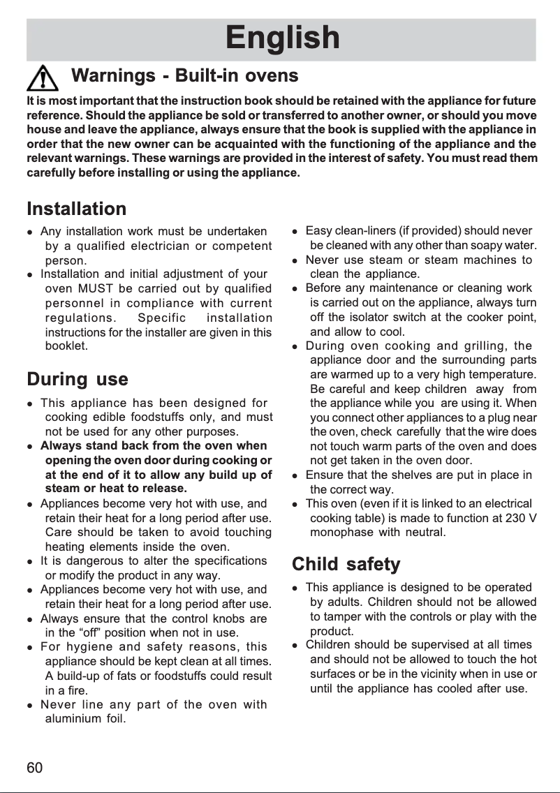 Image de la première page du manuel de l'appareil ZOB 665