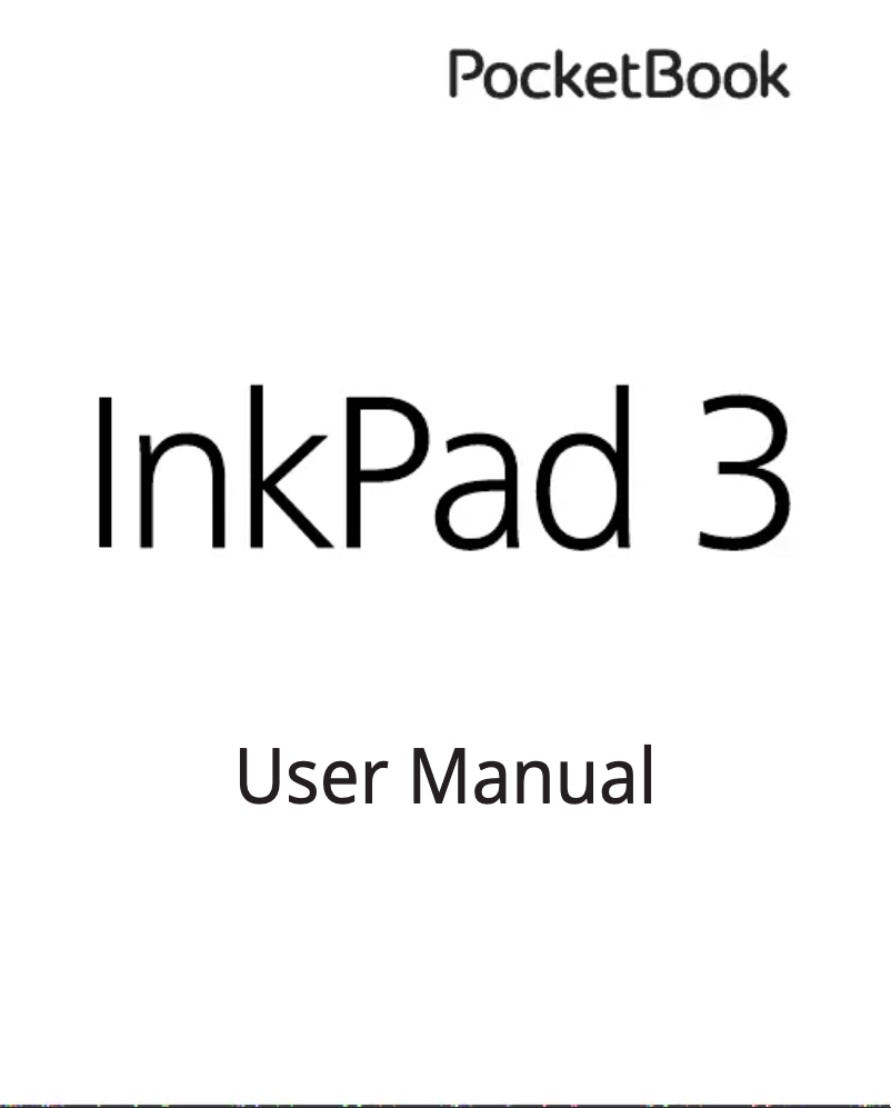 Page n°1 - Manuel utilisateur PocketBook InkPad 3