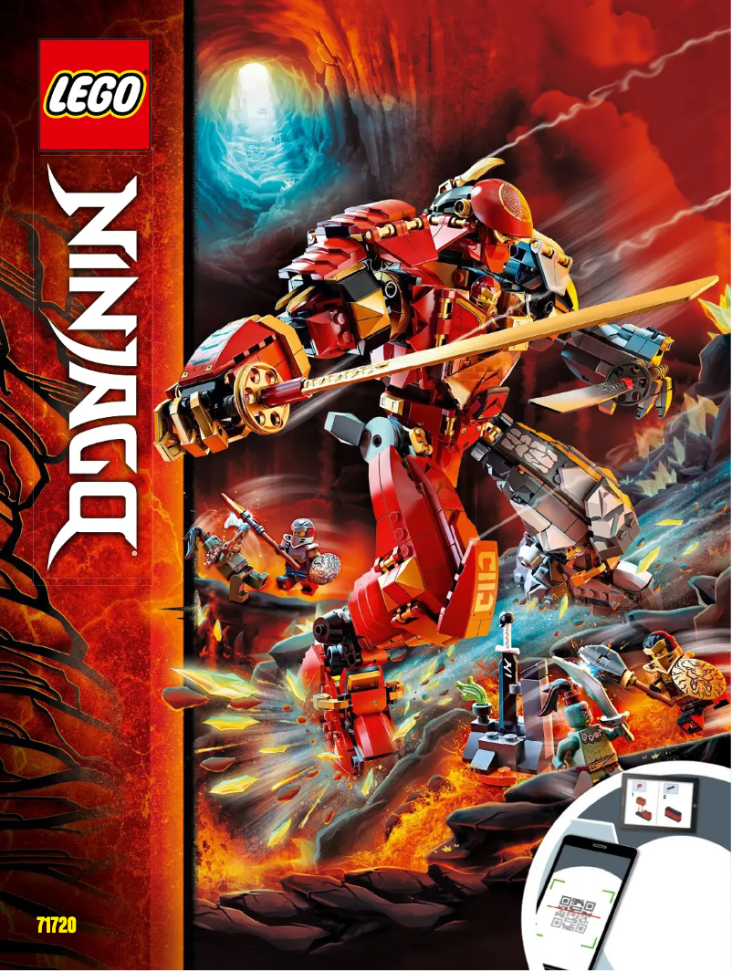 Image de la première page du manuel de l'appareil Ninjago 71720