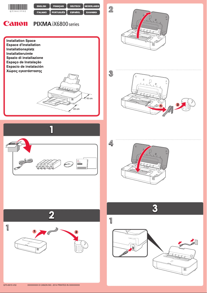 Page n°1 - Manuel utilisateur Canon PIXMA iX6810