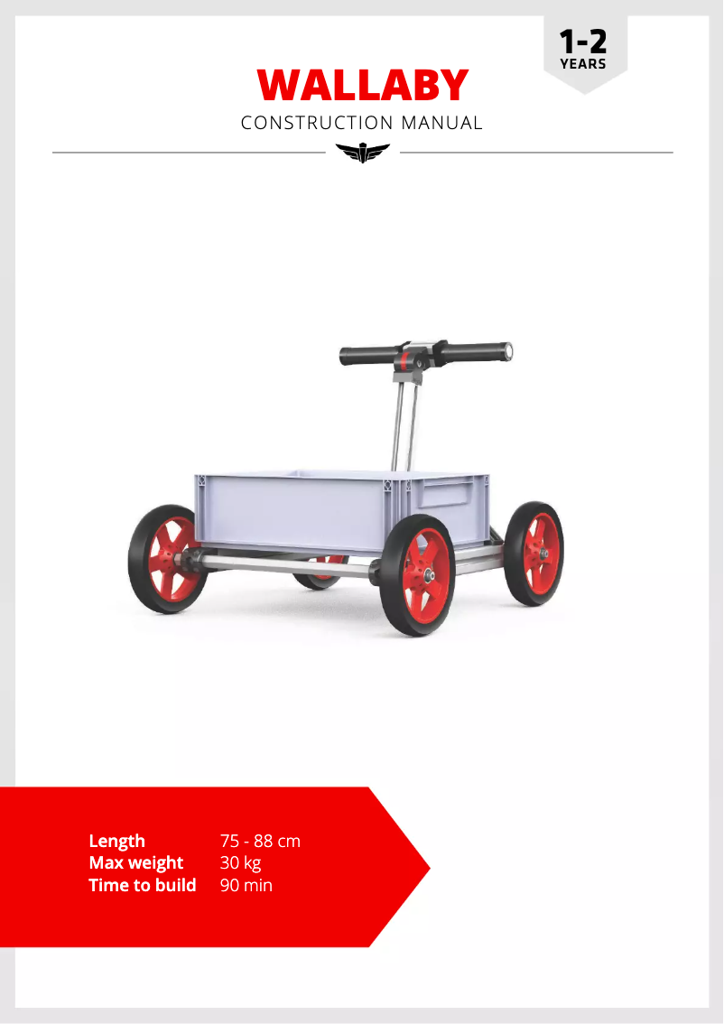 Image de la première page du manuel de l'appareil Junior Kit Wallaby