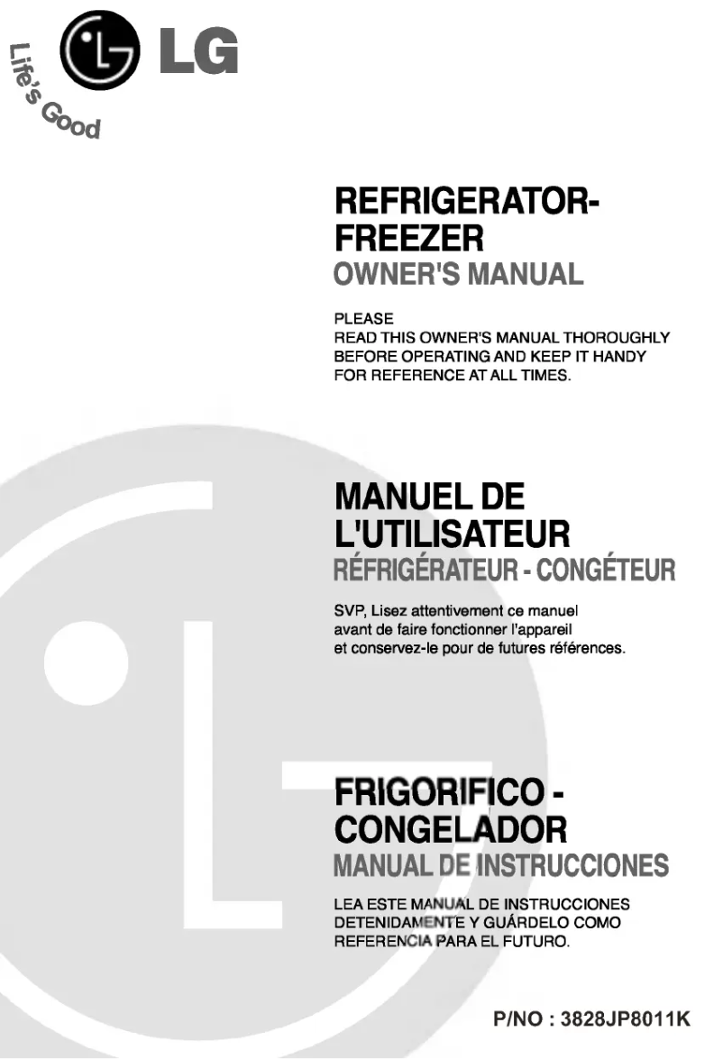 Image de la première page du manuel de l'appareil GN-292QC