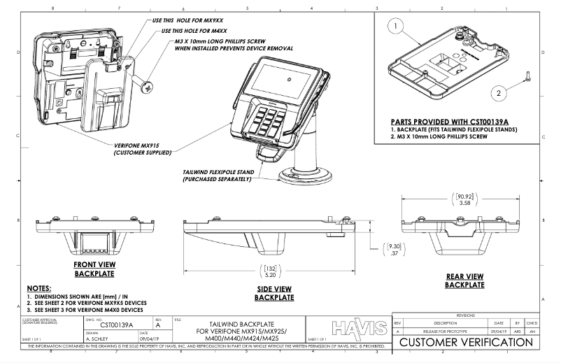 Imagen de la primera página del manual del dispositivo CST00139A