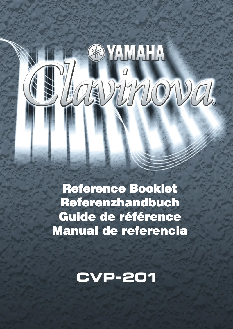 Page n°1 - Manuel utilisateur Yamaha Clavinova CVP-201